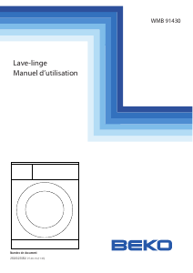 Mode d’emploi BEKO WMB 91430 Lave-linge