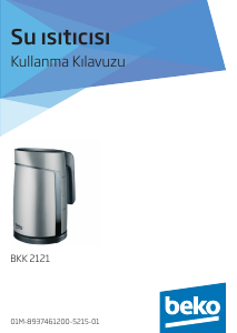 Kullanım kılavuzu BEKO BKK 2121 Çaydanlık