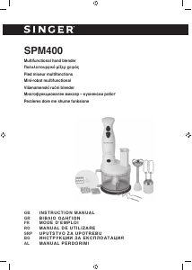 Manual Singer SPM400 Blender de mână