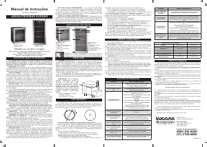 Manual Suggar FB4611IX Frigorífico