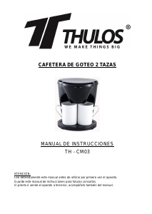 Manual de uso Thulos TH-CM03 Máquina de café