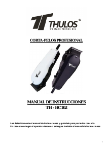 Manual de uso Thulos TH-HC102 Cortapelos