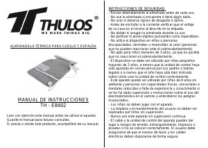 Manual de uso Thulos TH-EB602 Almohadilla térmica