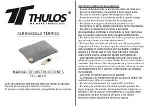 Manual Thulos TH-ALH1 Heating Pad