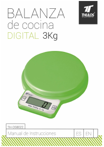 Manual Thulos TH-DS8022 Kitchen Scale