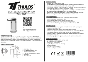 Manual Thulos TH-AD1 Soap Dispenser