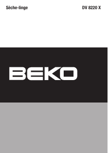 Mode d’emploi BEKO DV 8220 X Sèche-linge