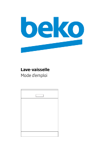 Mode d’emploi BEKO DFS 05010 S Lave-vaisselle