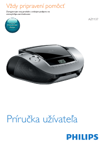 Návod Philips AZ1137 CD prehrávač