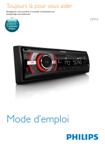 Mode d’emploi Philips CE152 Autoradio