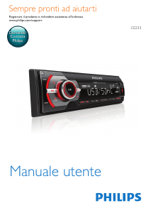 Manuale Philips CE233 Autoradio