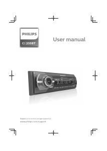 Manuale Philips CE235BT Autoradio