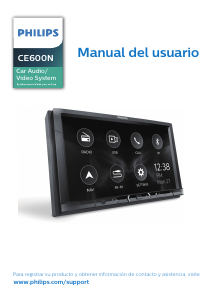 Manual de uso Philips CE600N Radio para coche