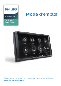 Mode d’emploi Philips CE600N Autoradio