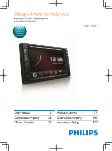 Mode d’emploi Philips CED1900 Autoradio