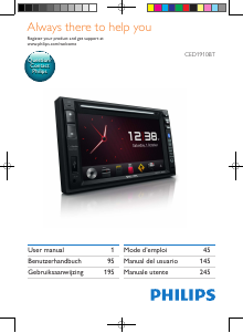 Mode d’emploi Philips CED1910BT Autoradio