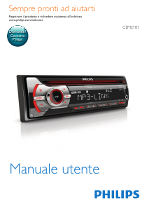 Manuale Philips CEM210 Autoradio