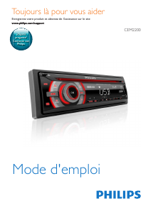 Manual Philips CEM2200 Car Radio