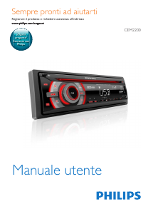 Manuale Philips CEM2200 Autoradio