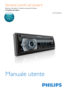Manuale Philips CEM2300BT Autoradio