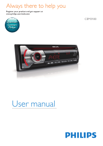 Manual Philips CEM3100 Car Radio