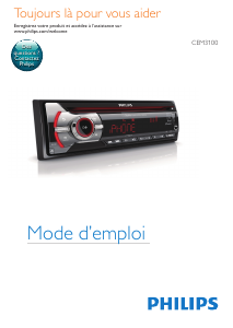 Mode d’emploi Philips CEM3100 Autoradio