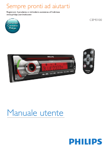 Manuale Philips CEM5100 Autoradio