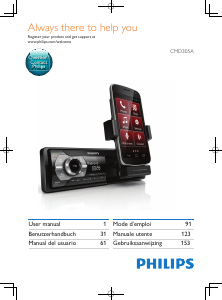 Manual Philips CMD305A Car Radio