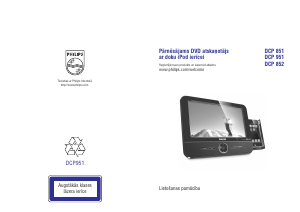 Rokasgrāmata Philips DCP951 DVD atskaņotājs