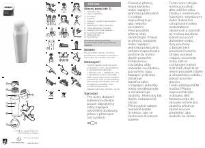 Manuál Philips BSC111 Čistící kartáček na obličej