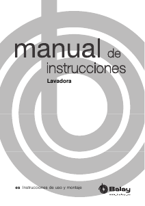 Manual Balay 3TS988B Máquina de lavar roupa