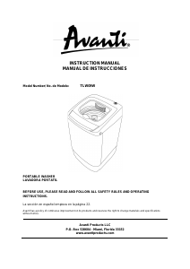Handleiding Avanti TLW09W Wasmachine