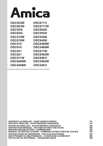 Handleiding Amica OSC 510 Afzuigkap