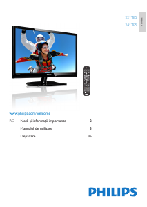 Manual Philips 221TE5 Monitor LCD