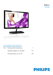 Használati útmutató Philips 229C4Q LCD-monitor