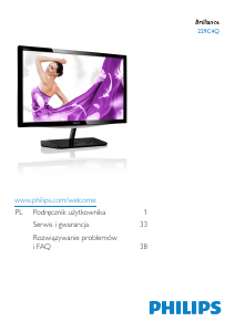 Instrukcja Philips 229C4Q Monitor LCD