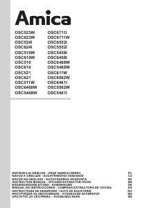 Manual de uso Amica OSC 5461 I Campana extractora