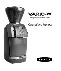 Manual Baratza Vario-W Coffee Grinder