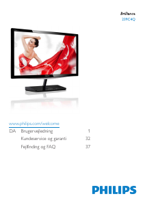 Brugsanvisning Philips 239C4Q LCD-skærm