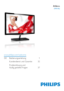 Bedienungsanleitung Philips 239C4Q LCD monitor