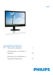 Manual Philips 240S4 Monitor LCD