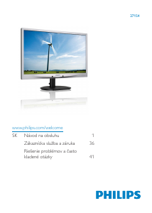 Návod Philips 271S4 LCD monitor