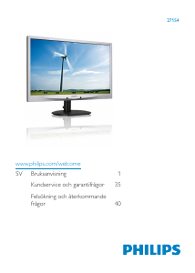 Bruksanvisning Philips 271S4 LCD skärm