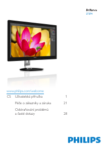 Manuál Philips 272P4APJKHB LCD monitor