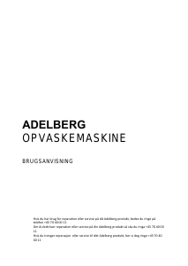 Brugsanvisning Adelberg AD14WA Opvaskemaskine