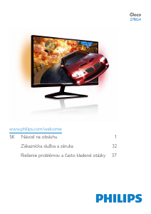 Návod Philips 278G4 LCD monitor