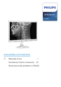 Manuale Philips C240P4QPYEW Monitor LCD