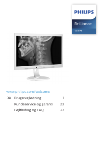 Brugsanvisning Philips C240P4QPYEW LCD-skærm