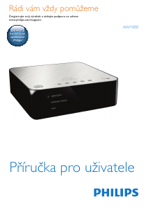 Manuál Philips AW1000 Fidelio Přehrávač médií