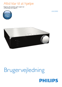 Brugsanvisning Philips AW2000 Fidelio Medieafspiller